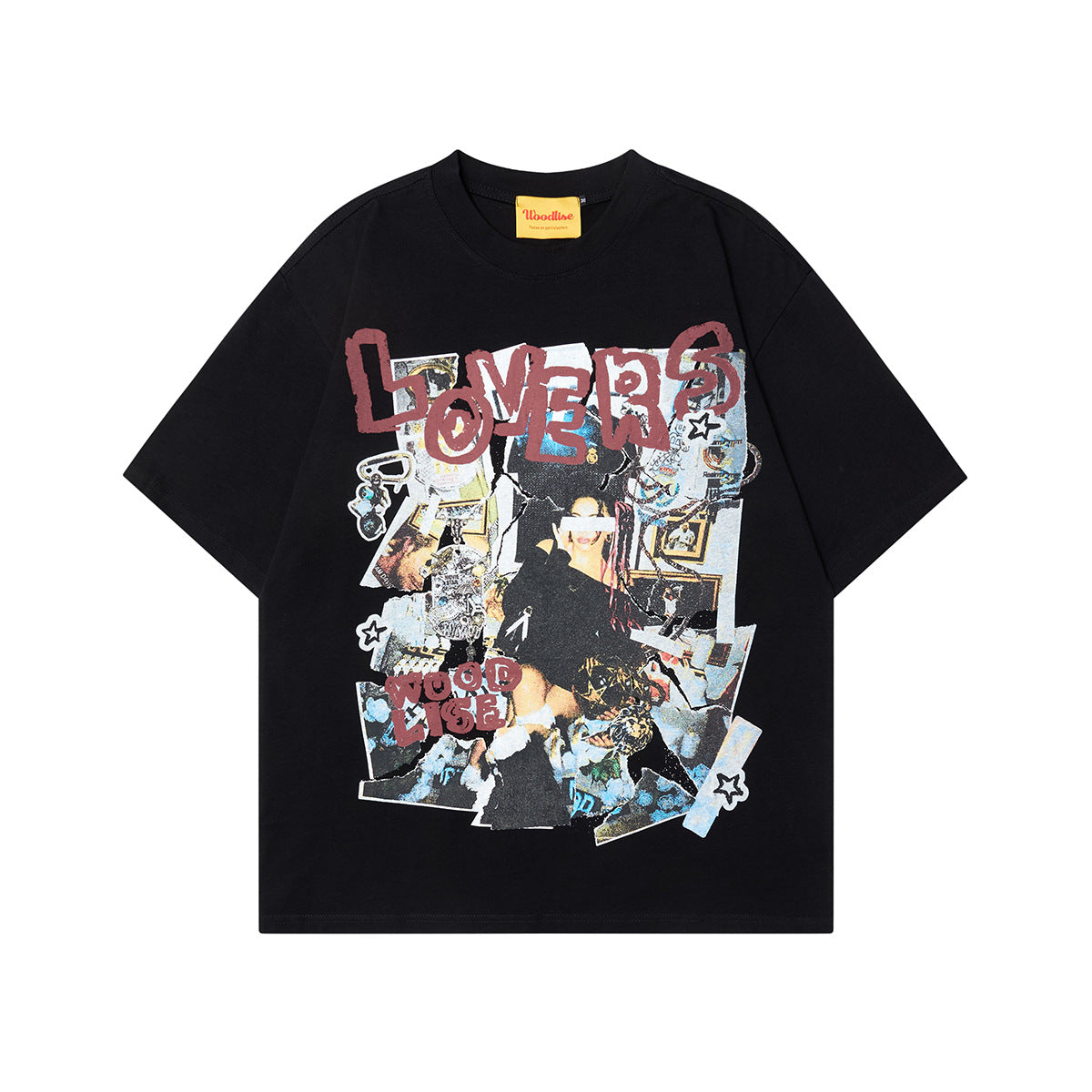 90s West Coast Hip Hop Fashion T Shirts Retro Cotton Short Sleeve T-Shirts