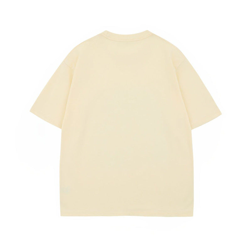US drip outfits Summer Vintage Star Casual Loose Short Sleeve T-Shirts