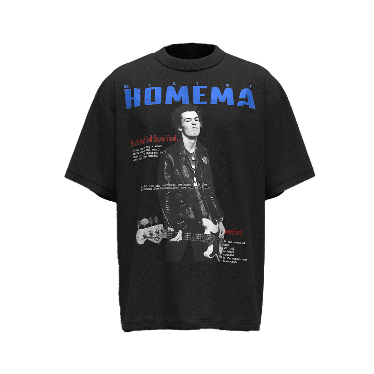 T shirt vintage usa summer vintage hip hop character print short sleeve t-shirt