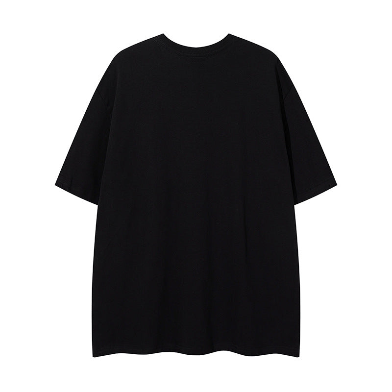 Nyc T Shirt Vintage Short Sleeve T-Shirt Summer Oversize Casual Top
