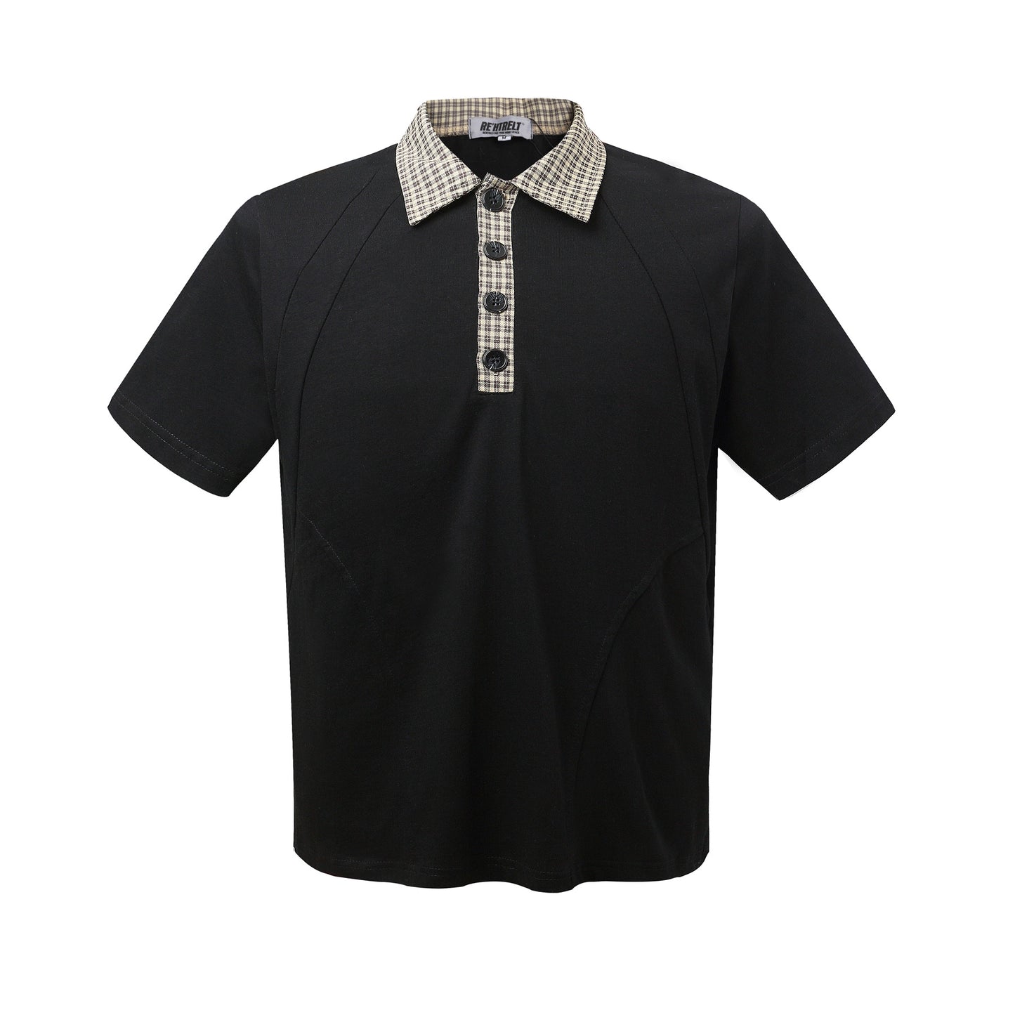 Unisex T-shirts Lapel Design Loose T-Shirts