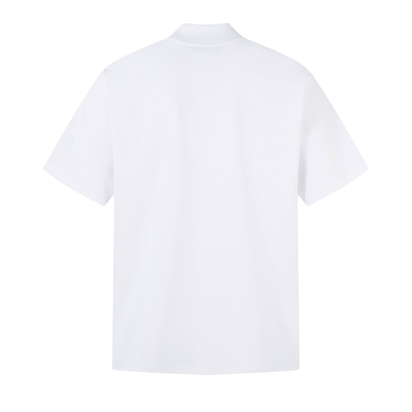 Hip Hop Clothing Summer Turtleneck T-Shirt Short Sleeve