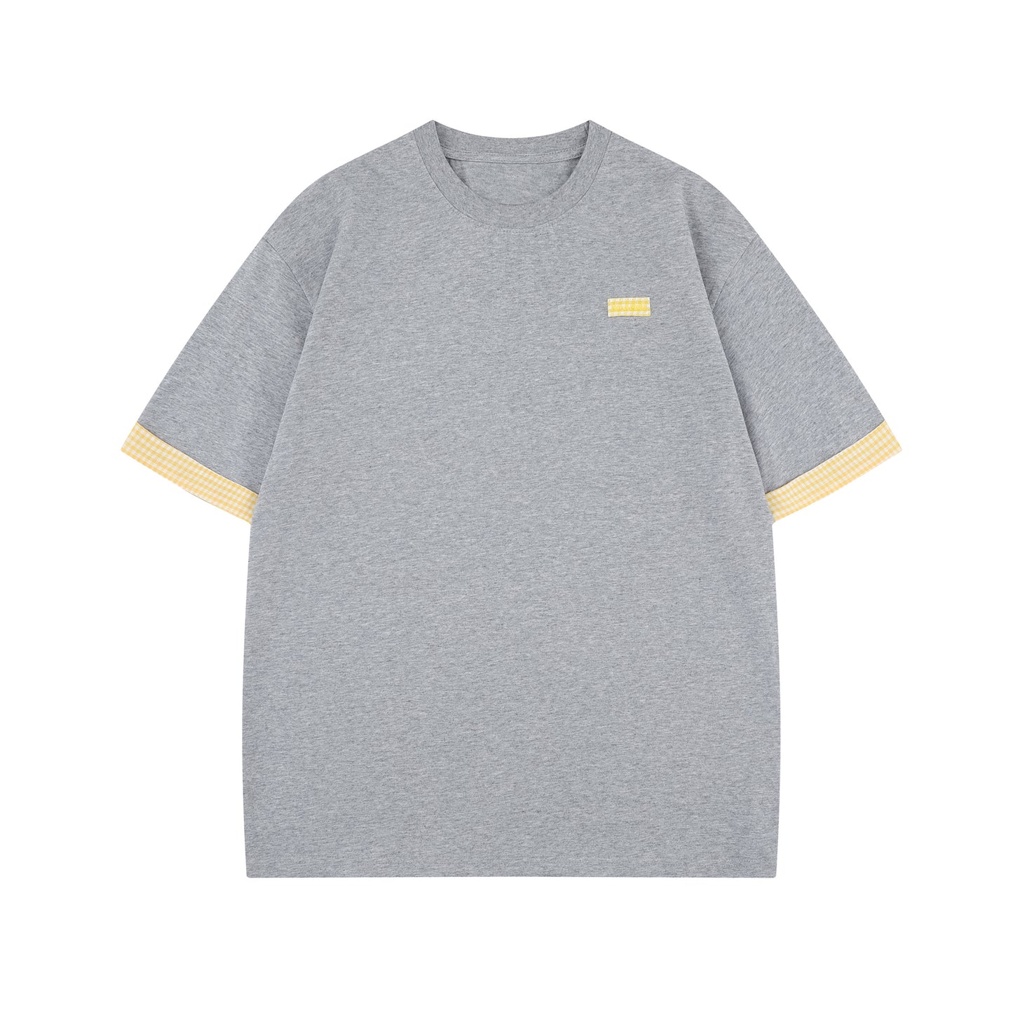 Unisex T-shirts Premium Splicing Loose Design T-Shirt