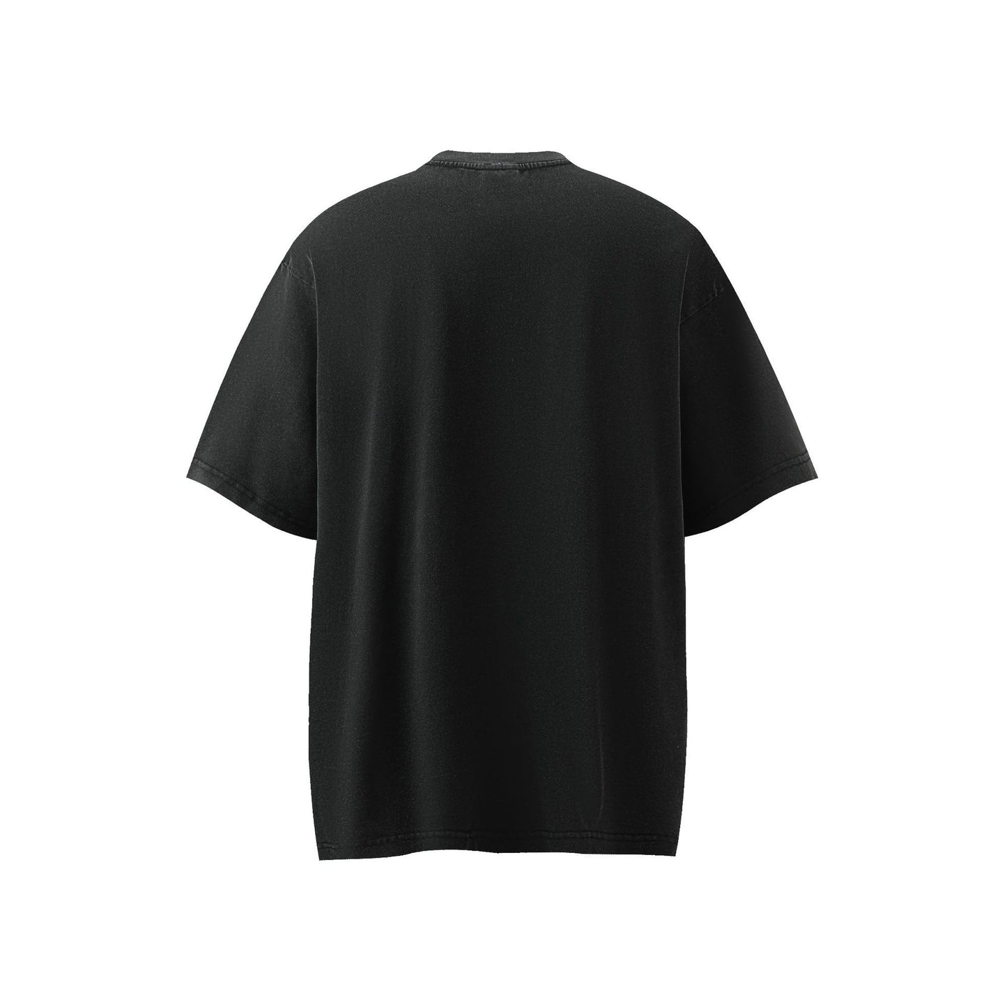 Hip hop shirt vintage t-shirt short sleeve loose character print