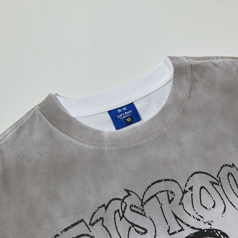 Nyc T Shirt Summer Vintage Casual Loose Short Sleeve T-Shirt