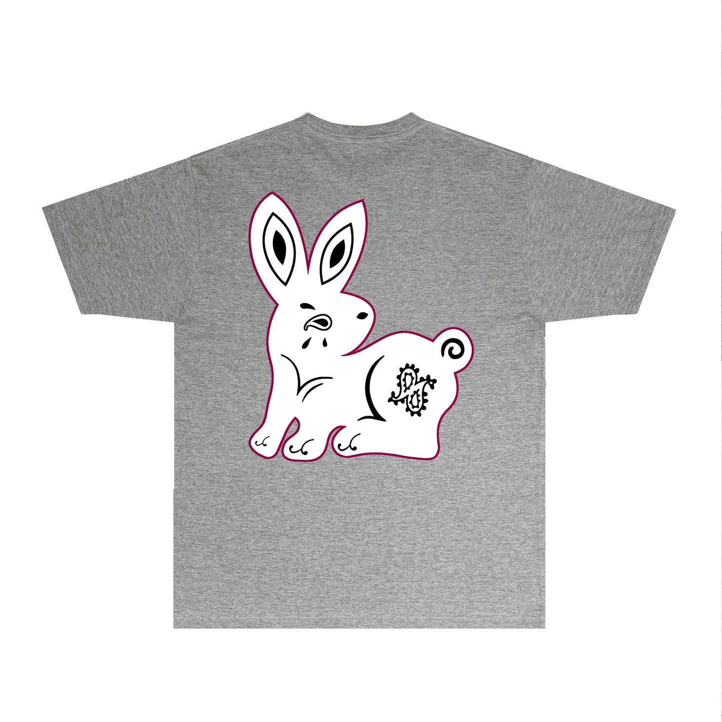 Amiri T-Shirt Rabbit Printed Short Sleeve T-shirt