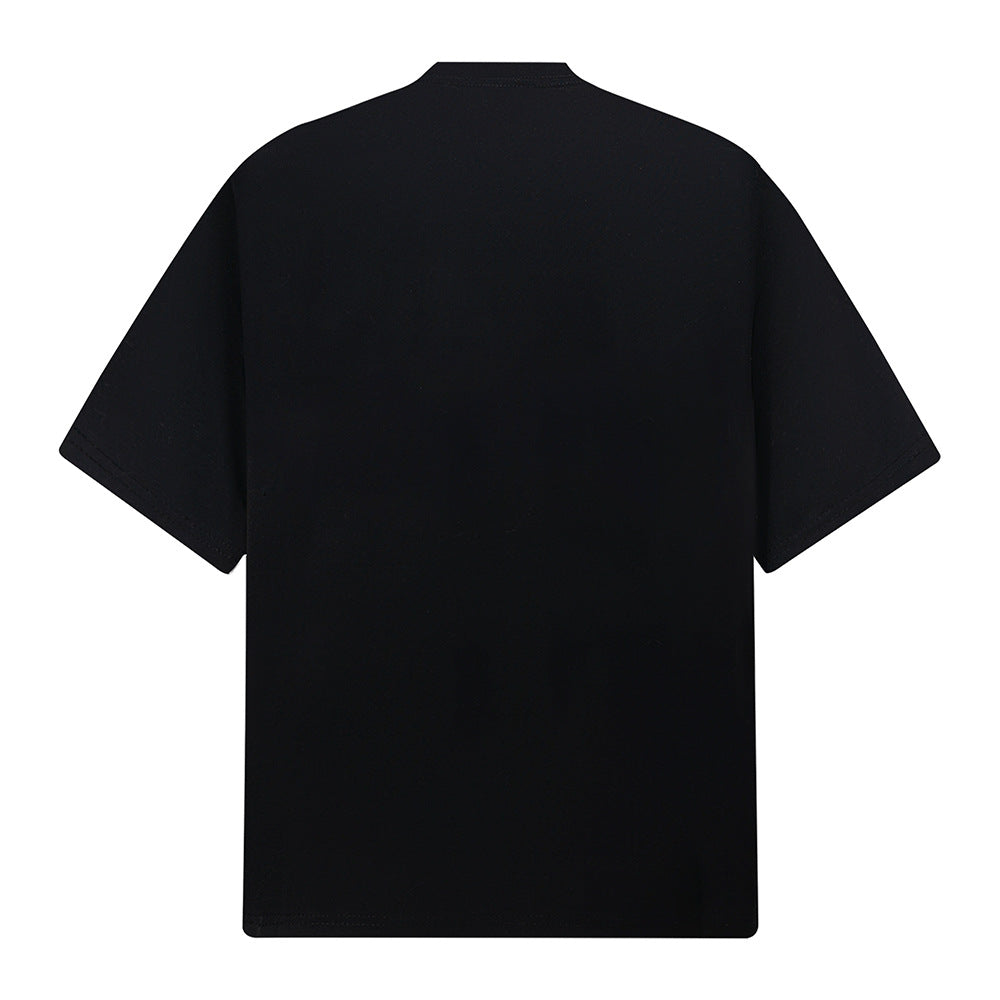 T shirt vintage usa round neck short sleeve loose t-shirt