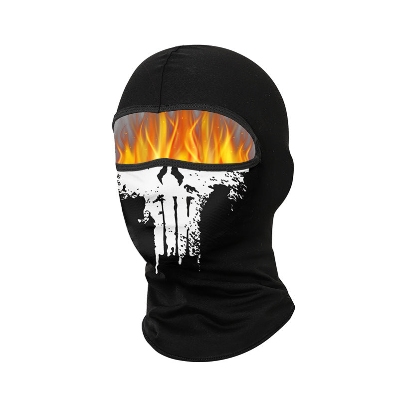 Cycling Windproof Hood Windproof Warm Fleece Autumn and Winter Breathable Men's