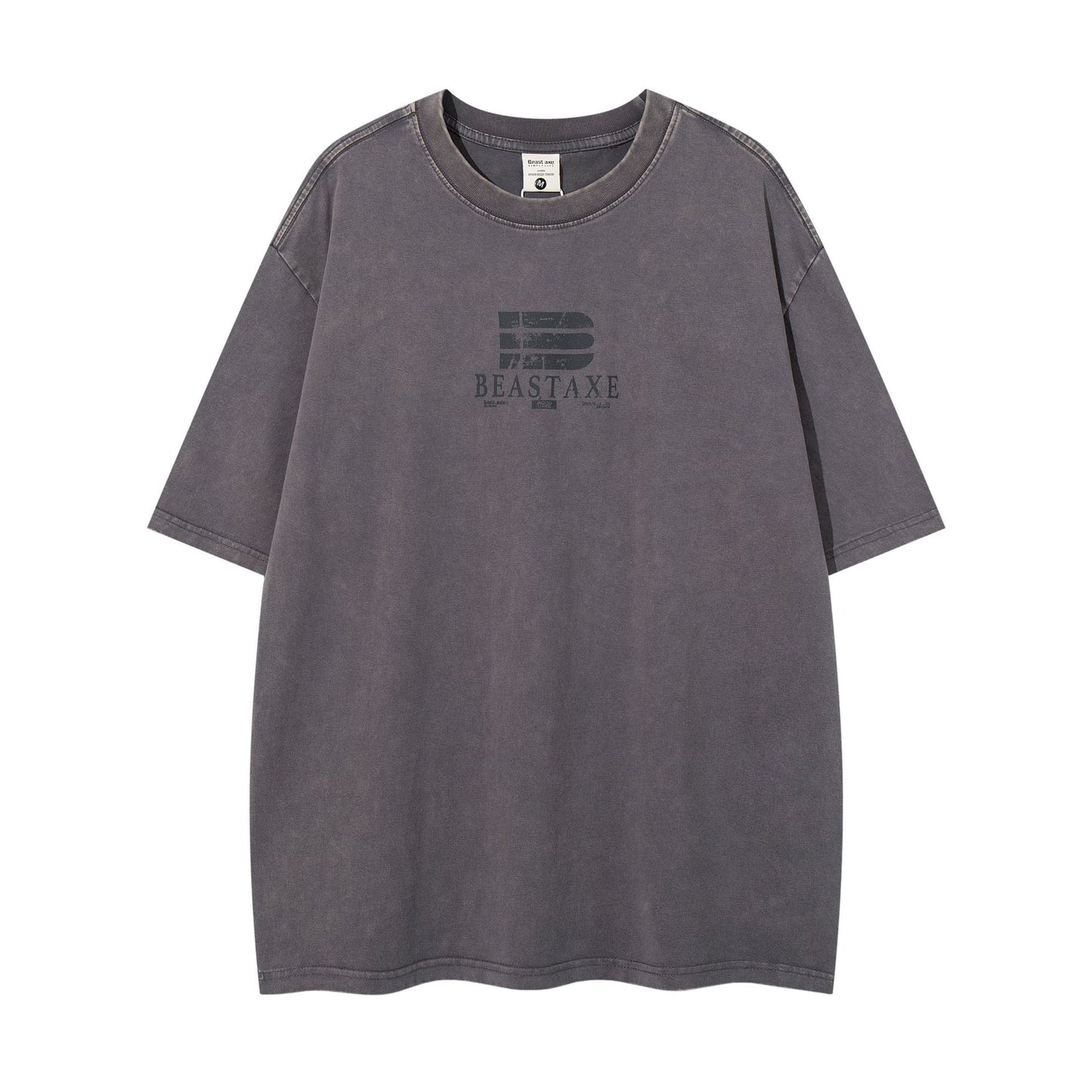 Hip Hop Clothing Summer Wash T-Shirt Vintage Short Sleeve