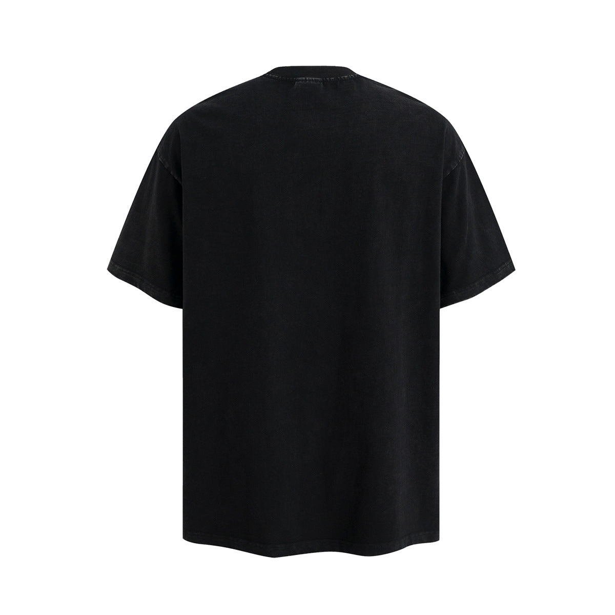 Retro Style Shirt For Men Summer Wash T-Shirt Short Sleeve