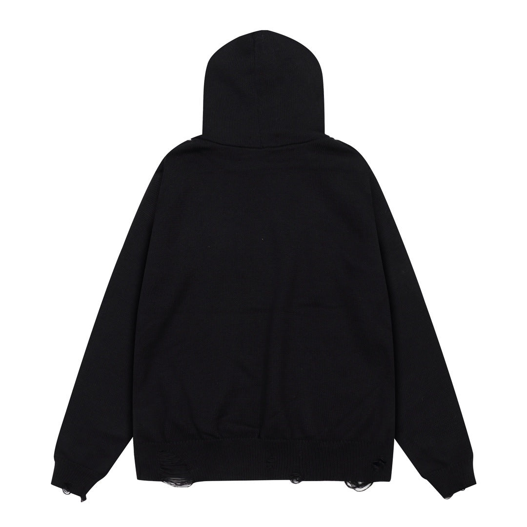 Amiri Sweater Fashion Loose Hooded Sweater