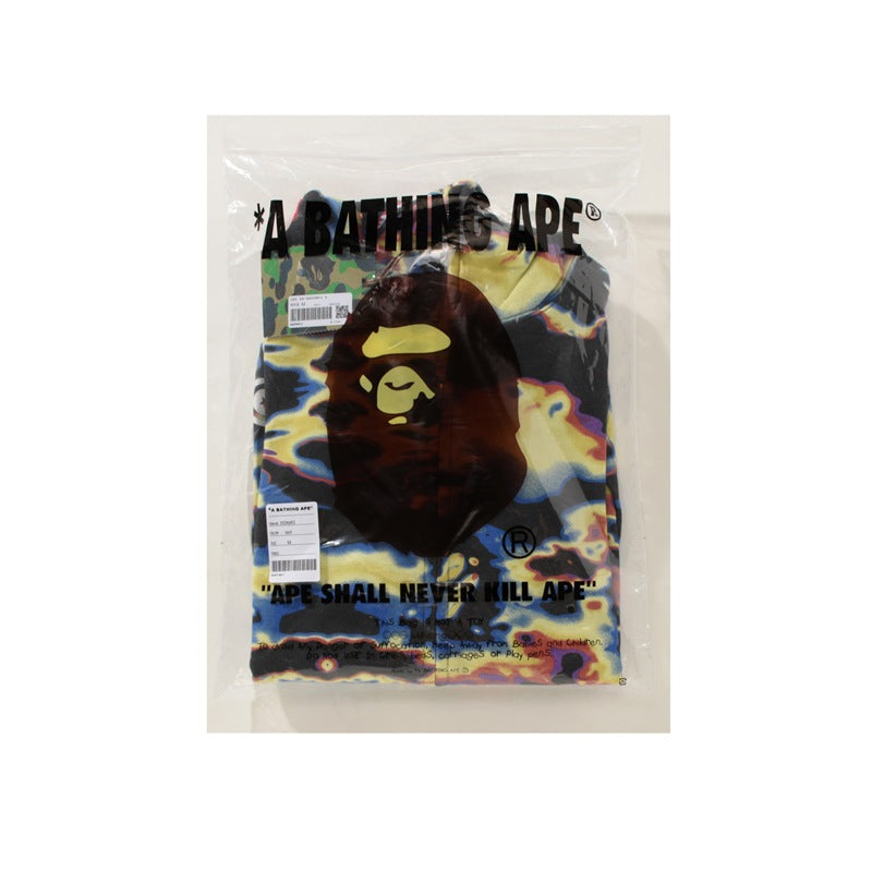 Ape Hoodie Thermal Imaging Camouflage Shark Hooded Cardigan Zip Sweater Jacket