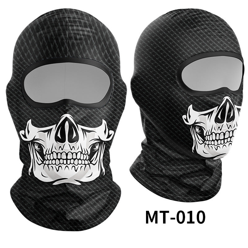 Cycling Windproof Hood Sunscreen Windproof Ice Silk Mask Men's and Women's Full Face