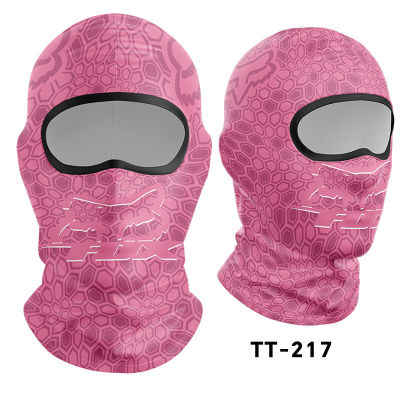 Cycling Windproof Hood Sunscreen Ice Silk Headgear