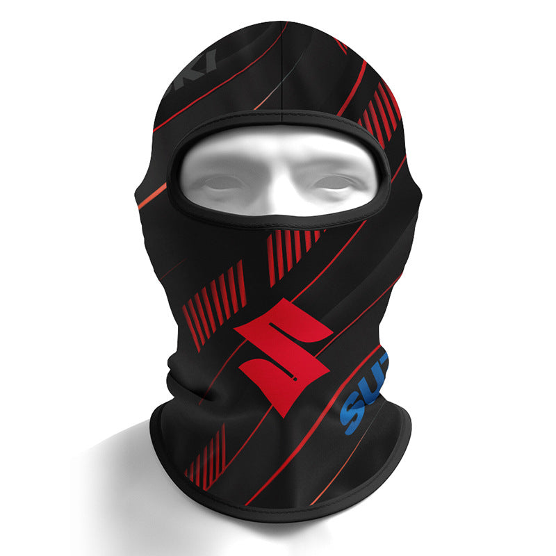Cycling Windproof Hood Sunscreen Windproof Ice Silk Fabric Full Face Protection