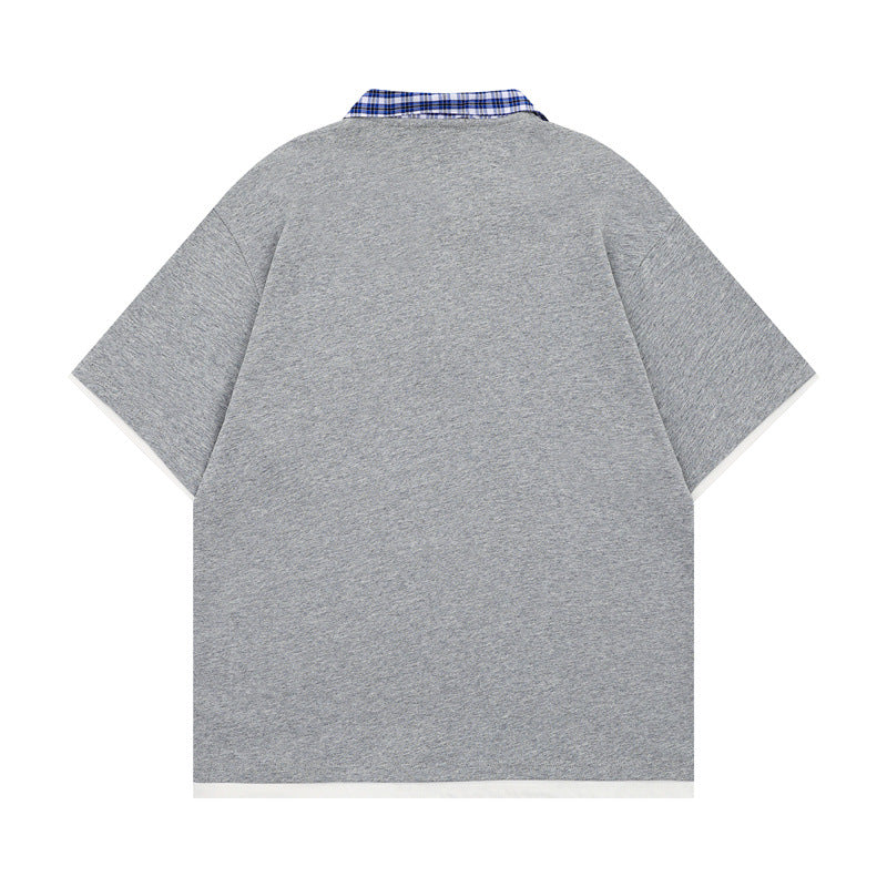 US drip outfits Summer Vintage Casual Loose Short Sleeve T-Shirts