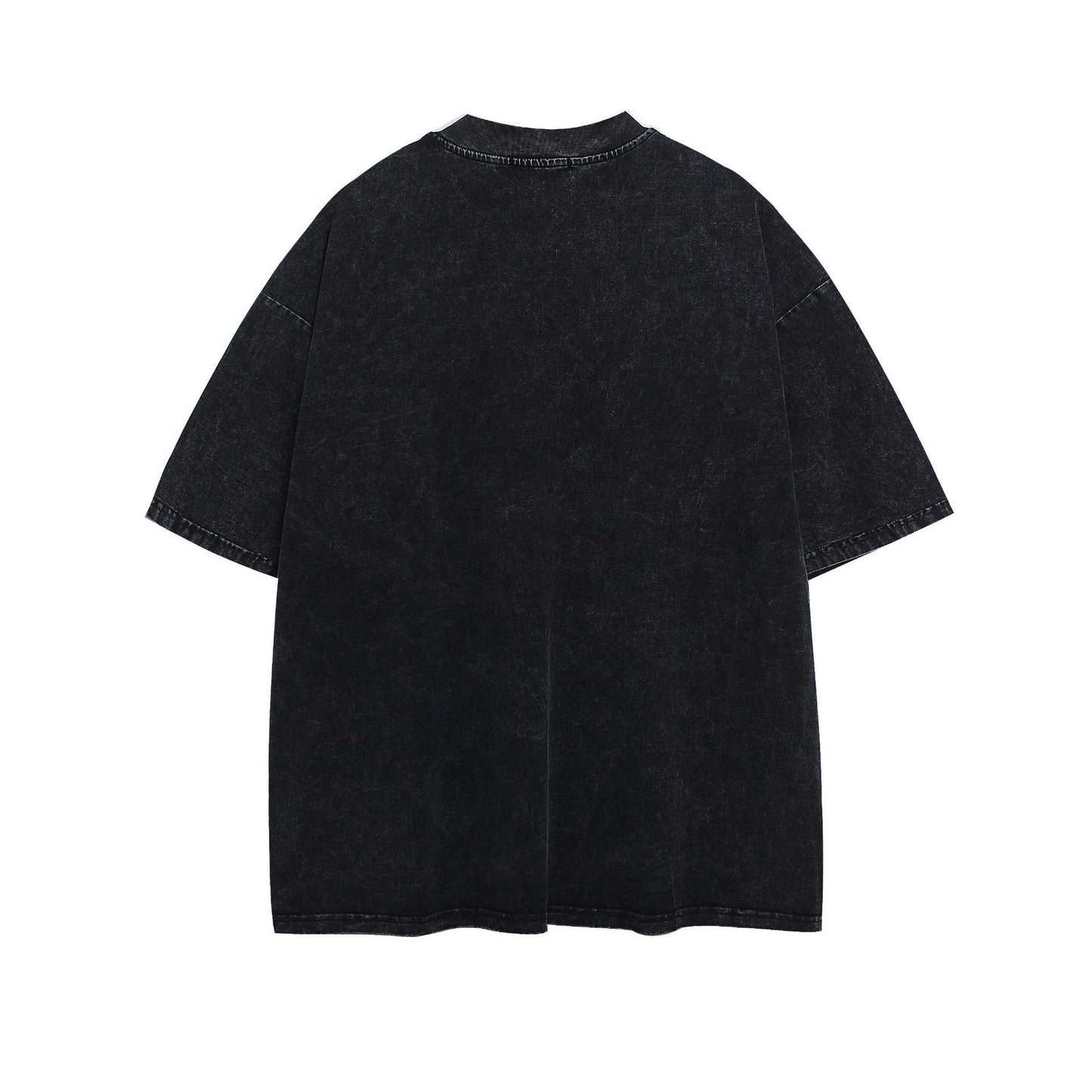 Vestimenta De Los 90 Summer Vintage Washed Old T-Shirt Short Sleeve