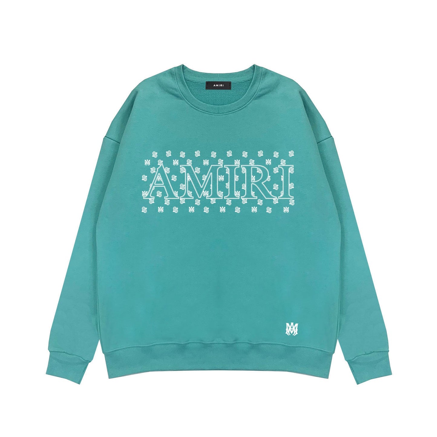 Amiri Long Sleeved Shirt Fashion Brand Crew Sweatshirts round Neck Sweater