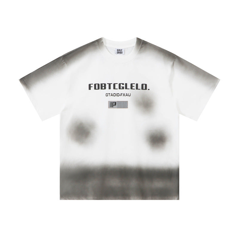 US drip outfits Summer Vintage Casual Loose Short Sleeve T-Shirts