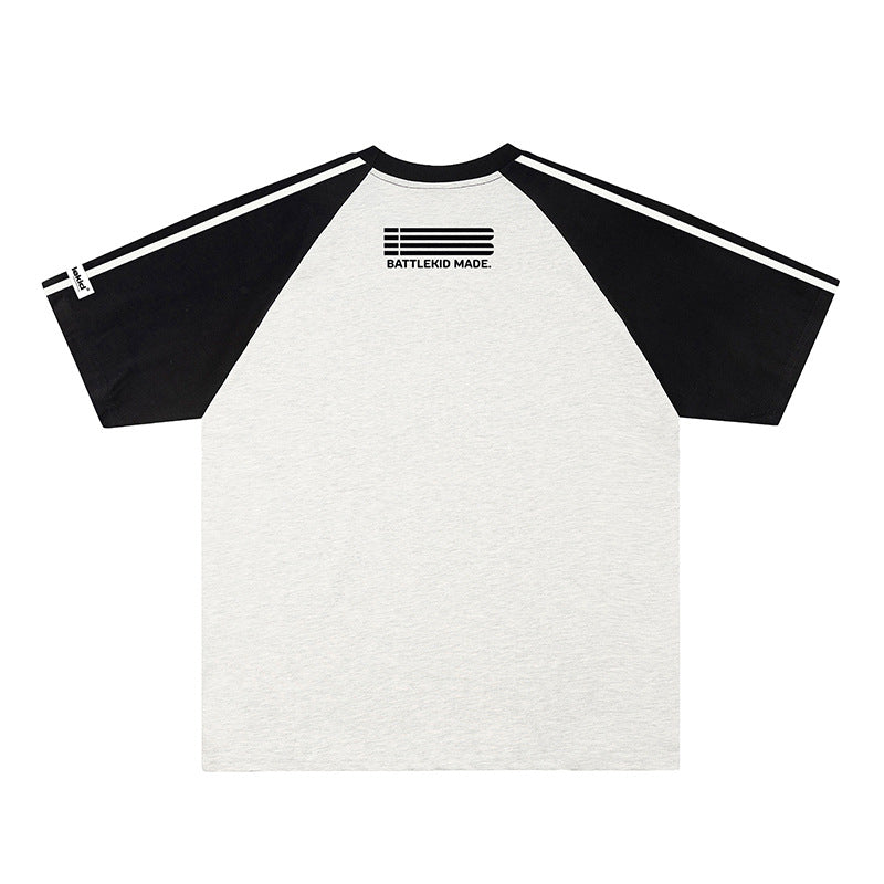 Vintage Usa Shirt Letter Embroidery Short Sleeve T-Shirt