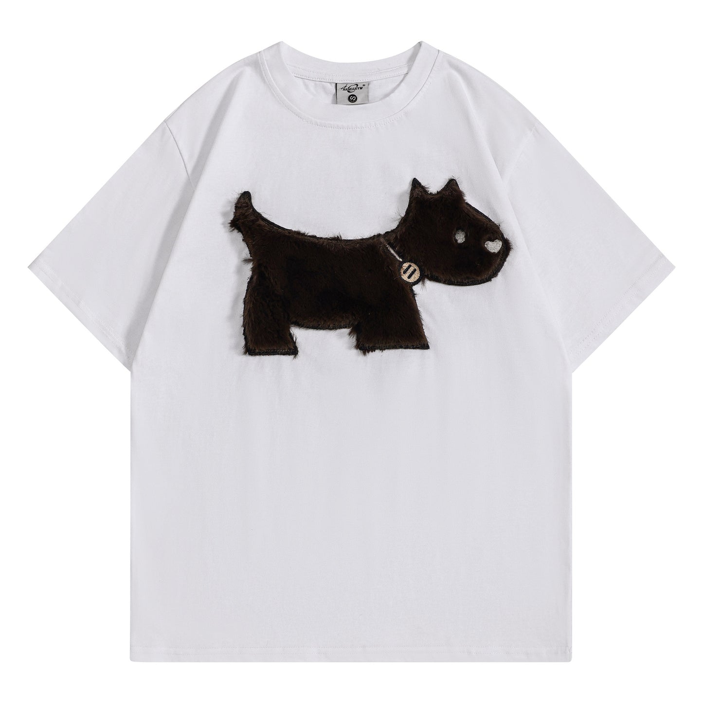 Camisetas streetwear Summer Vintage Fun Dog Casual Loose Short Sleeve T-Shirt
