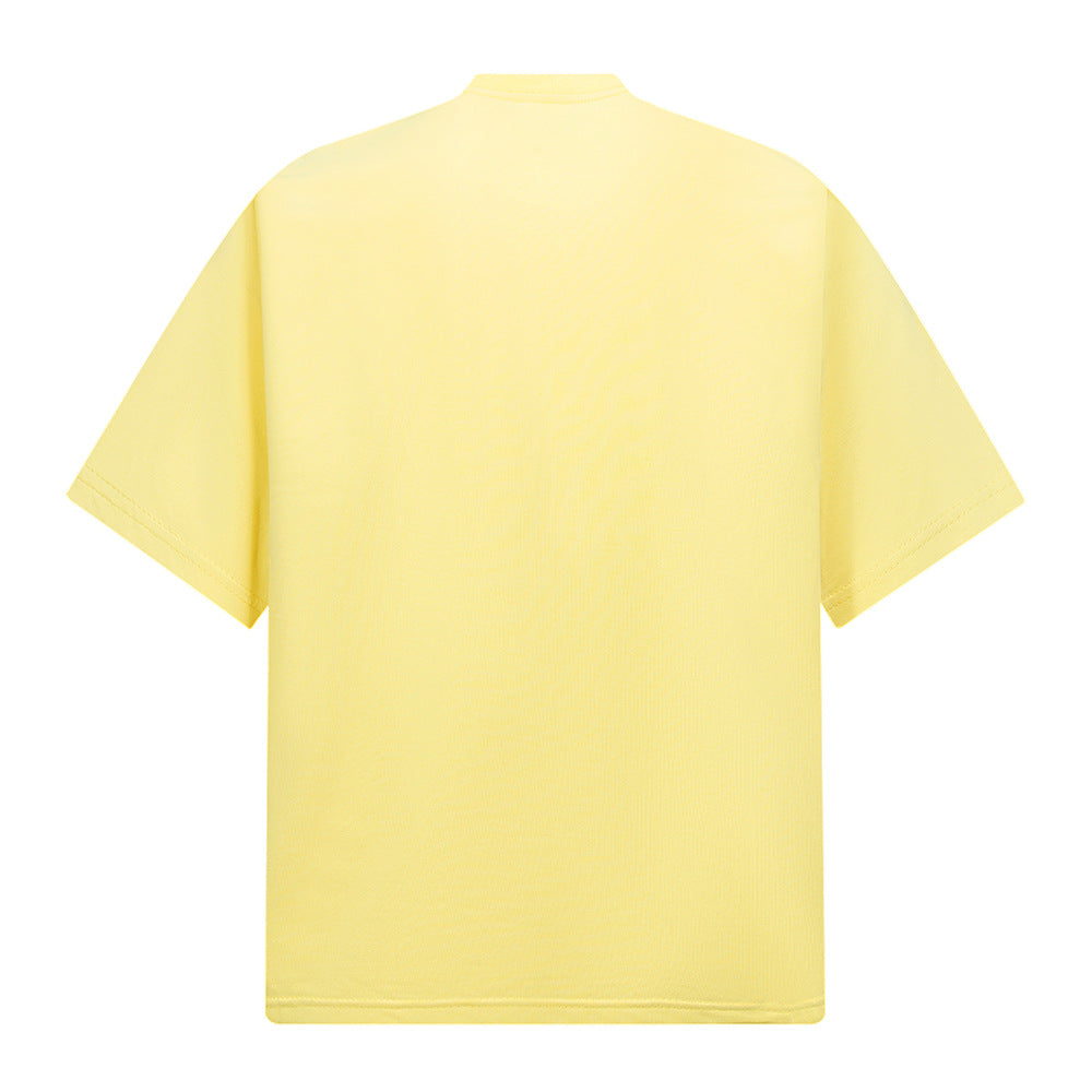 Nostalgia T Shirts Vintage Summer Loose Crew Neck Short Sleeve T-Shirt