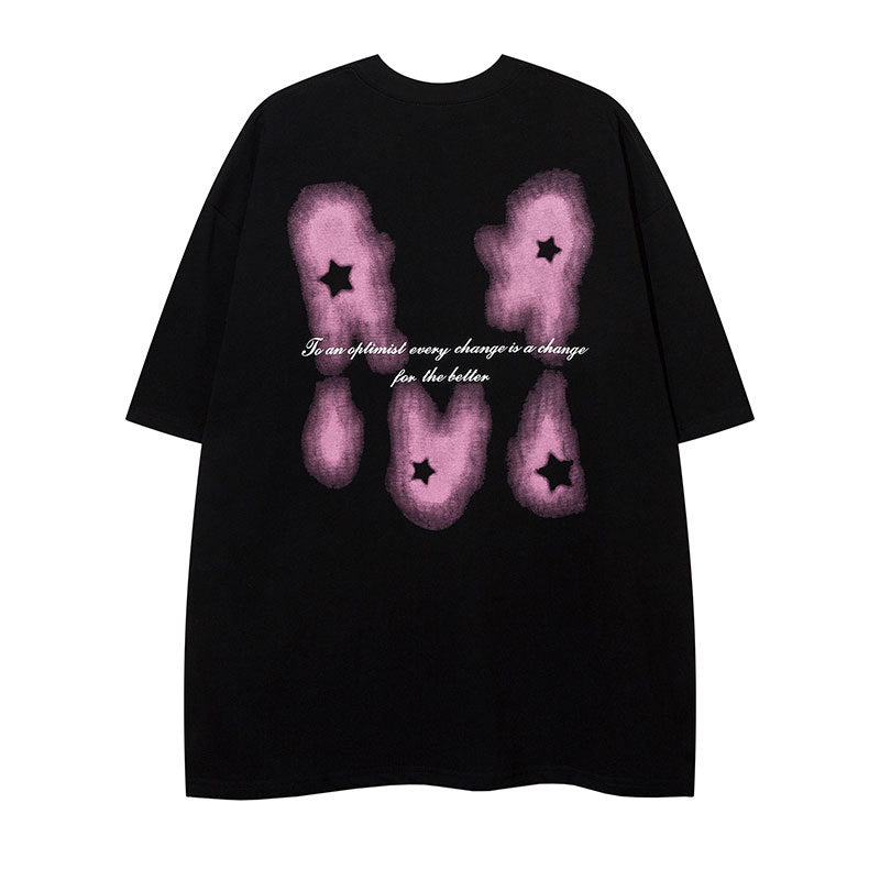 Vintage Tišö Rt Necklace Printed Short Sleeve T-Shirt