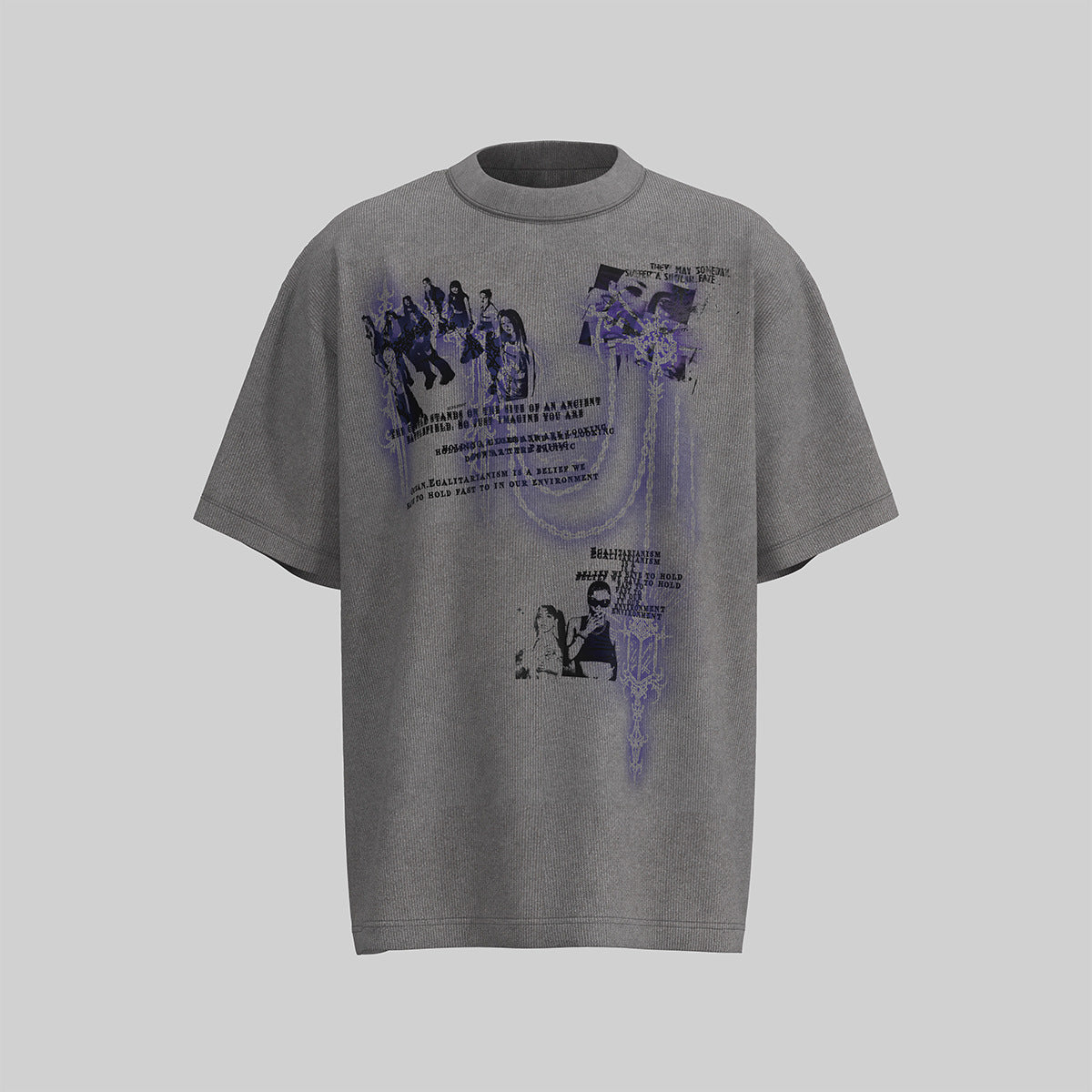 Hustle vintage summer graffiti print short sleeve t-shirt