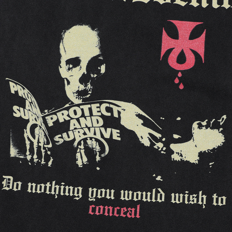 Hustle vintage summer hip hop skull short sleeve t-shirt