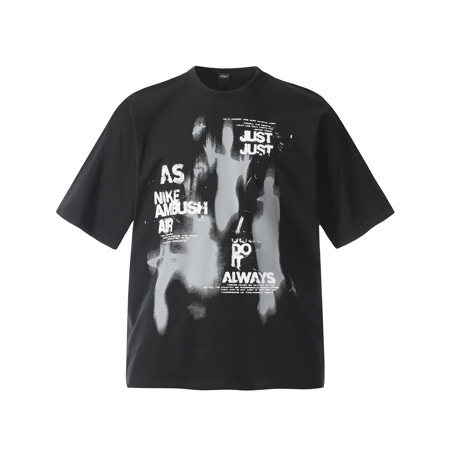 Unisex T-shirts Summer Vintage Alien Men's Loose Short Sleeve T-Shirt