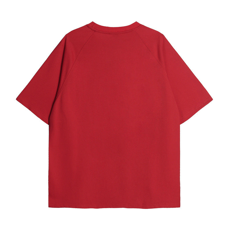 US drip outfits Summer Vintage Casual Loose Short Sleeve T-Shirts