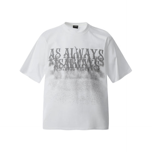 Unisex T-shirts Summer Foam Men's Loose Crew Neck Short Sleeve T-Shirt
