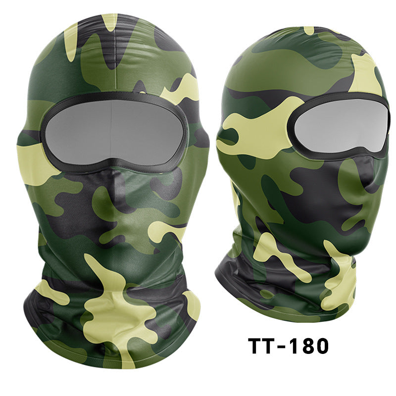 Cycling Windproof Hood Dust and Sun Protection Summer Camouflage Mask