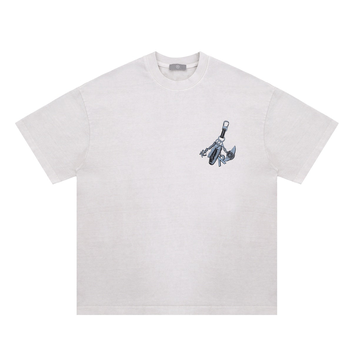 Vintage College Shirts Hip Hop Oversize Short Sleeve Tee