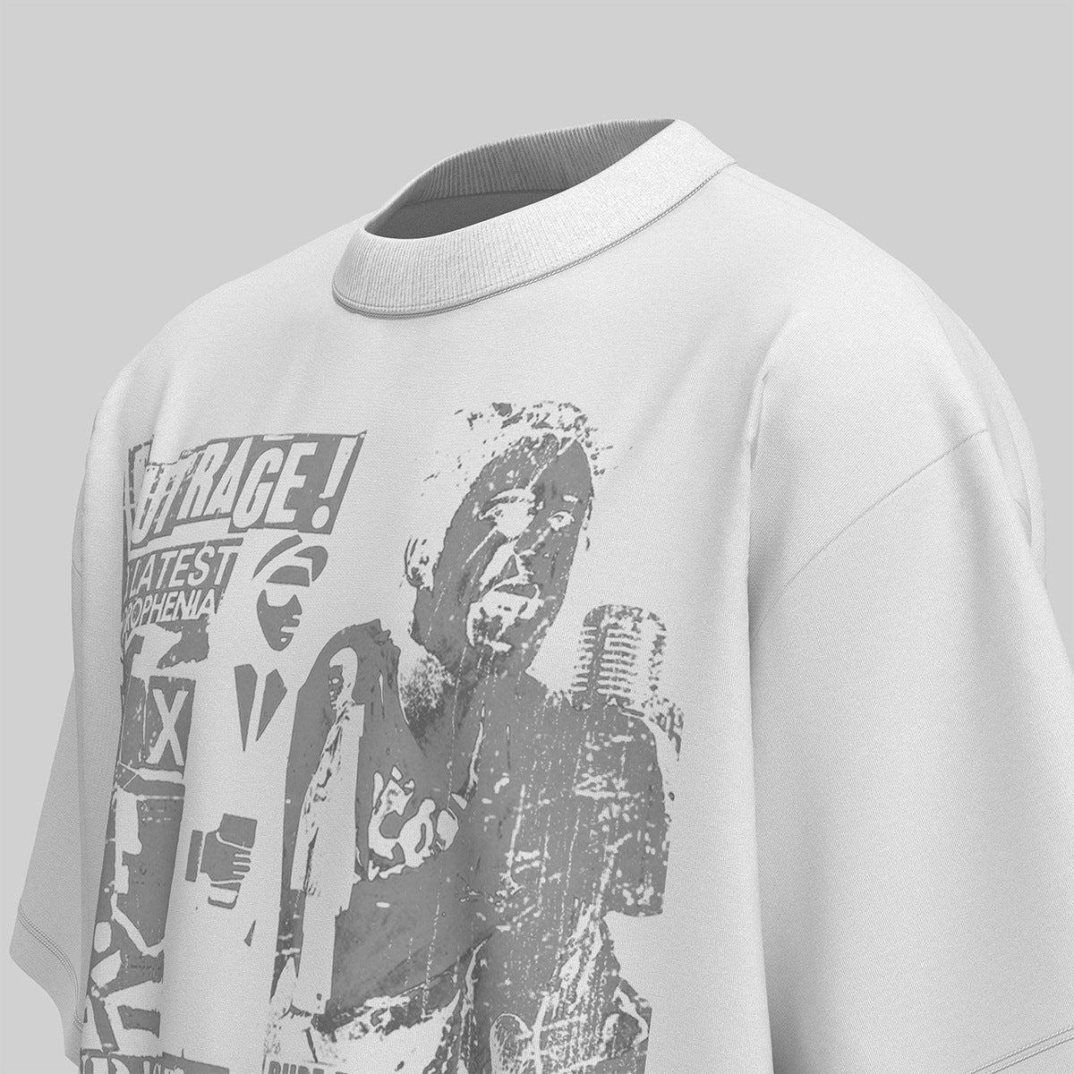 Retro Style Shirt For Men Summer Character Print T-Shirt Short Sleeve