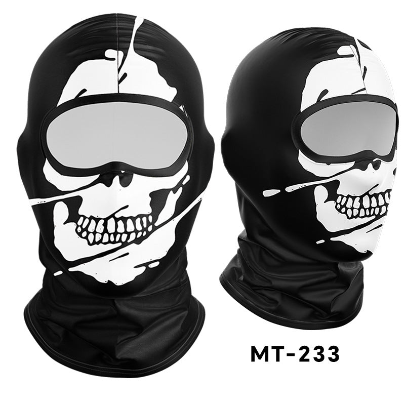 Cycling Windproof Hood Breathable Sunscreen Windproof Men's and Women's Ice Silk Fabric Lining Cap