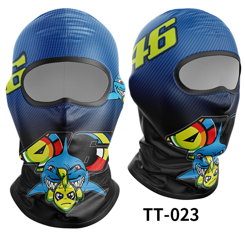 Cycling Windproof Hood Ice Silk Full Face Sunscreen