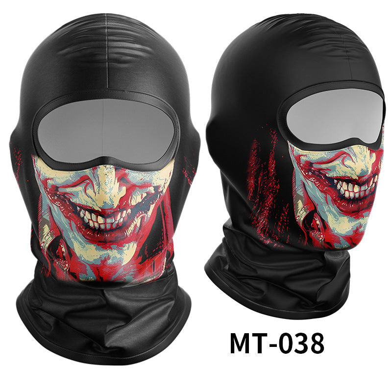 Cycling Windproof Hood Sunscreen Windproof Ice Silk Mask Men's and Women's Full Face