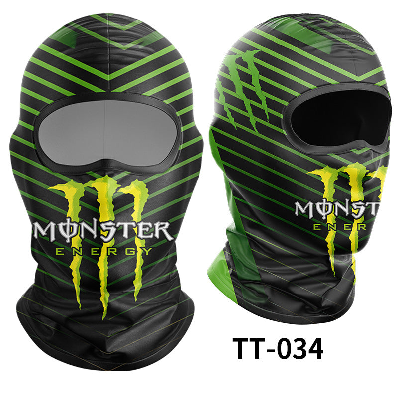 Cycling Windproof Hood Ice Silk Full Face Sunscreen
