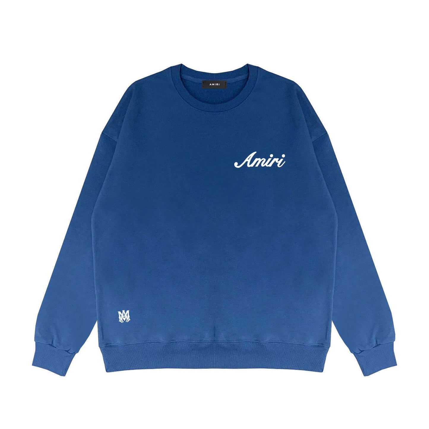 Amiri Long Sleeved Shirt Fashion Brand Crew Sweatshirts round Neck Sweater