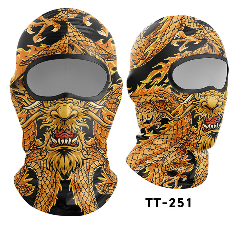 Cycling Windproof Hood Sunscreen Ice Silk Headgear