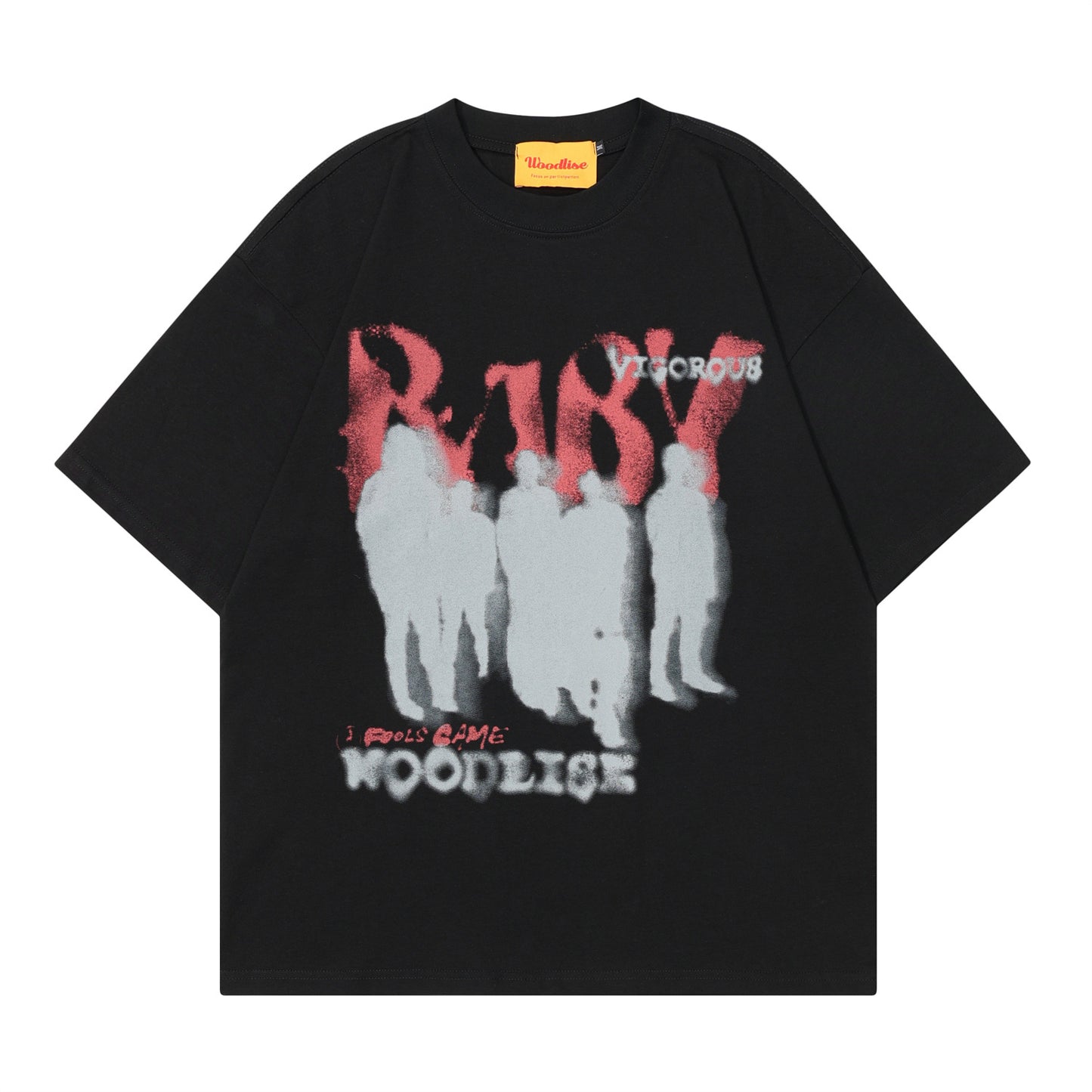 90s West Coast Hip Hop Fashion T Shirts Loose Short Sleeve Summer T-Shirts