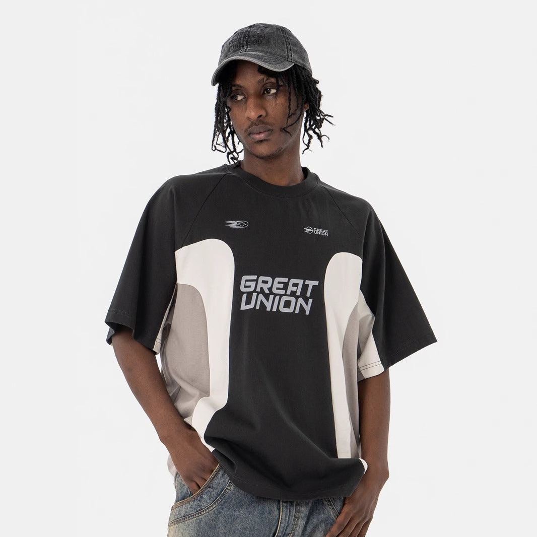 Vintage 90s Hip Hop Clothing Summer Vintage Crew Neck Short Sleeve T-Shirt