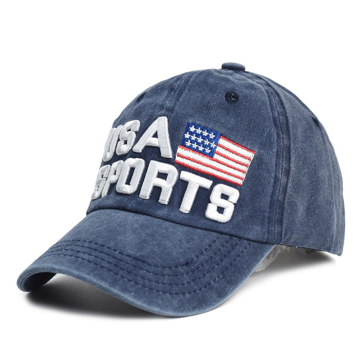 Vintage Usa Cap Washed Embroidered Cap
