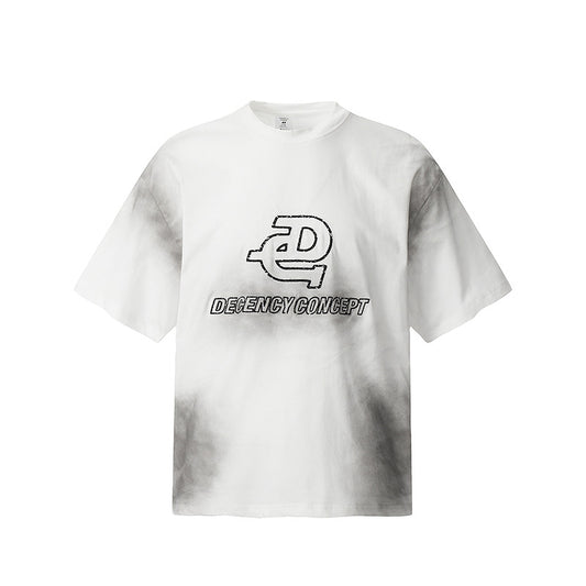 Marcas De Streetwear Embroidered Old Short Sleeve T-Shirt