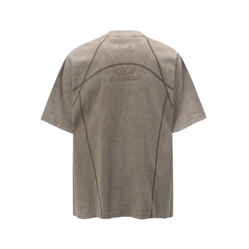 Camisas Retros Short Sleeve Crew Neck T-Shirt
