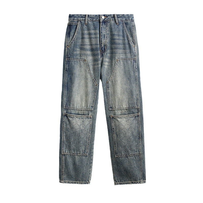1990 Fashion Jeans Retro Loose Denim Trousers