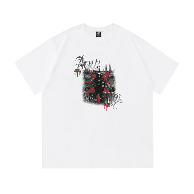 Casual Street Wear Loose Short Sleeve T