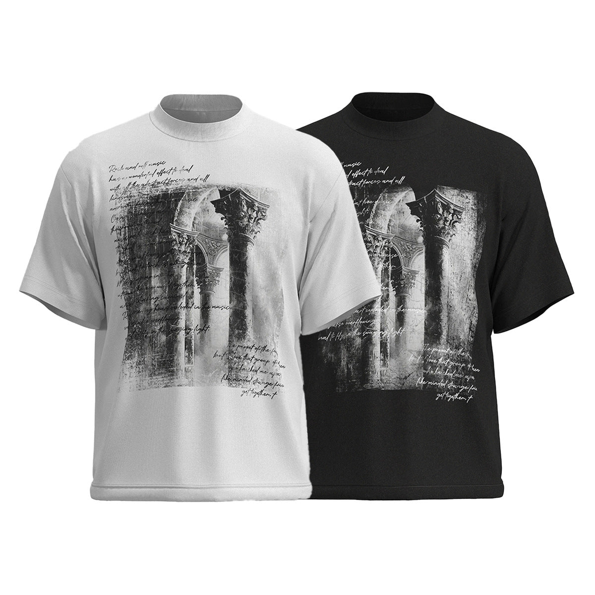 Hip hop shirt summer hip hop print t-shirt short sleeve