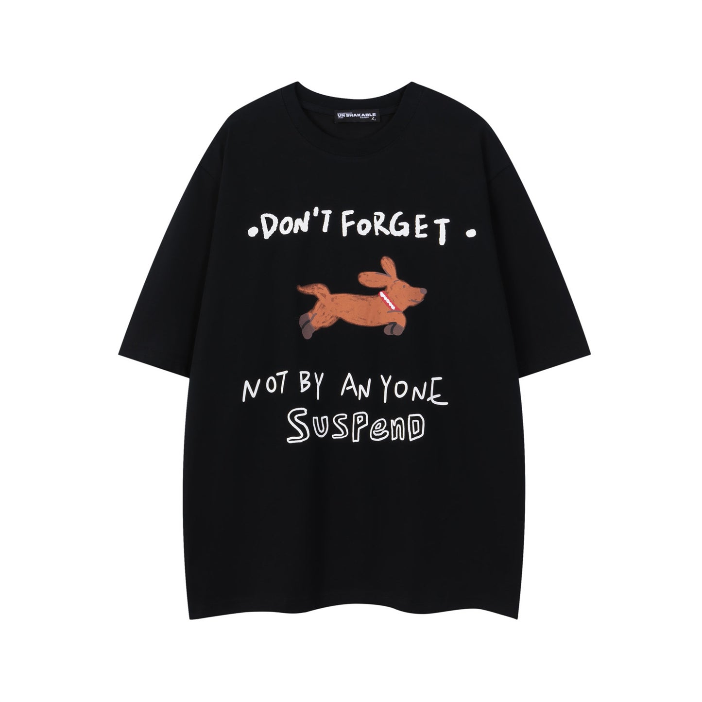 Vintage tarz t shirt puppy letter print short sleeve t-shirt summer oversize casual top